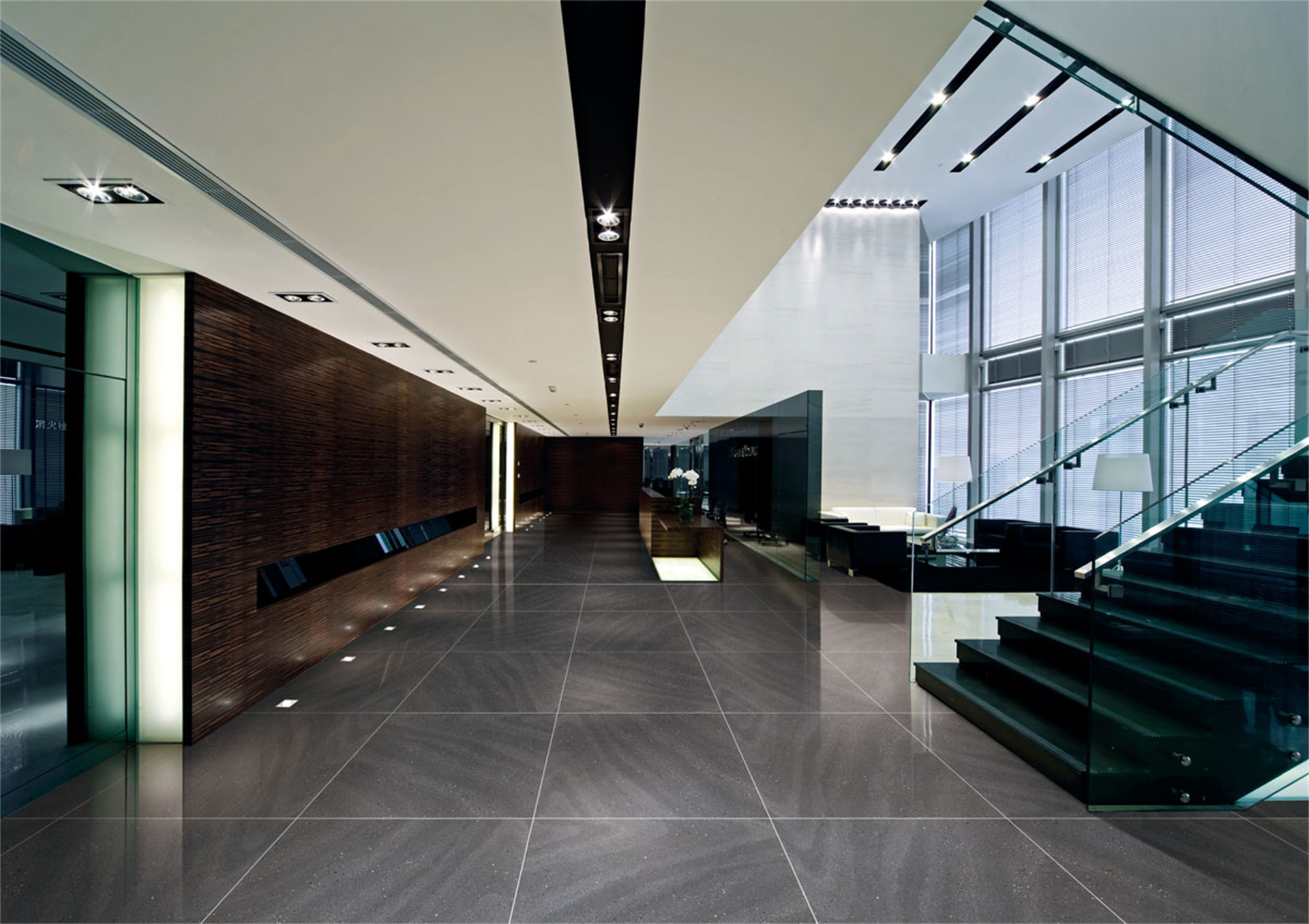 gray floor tile